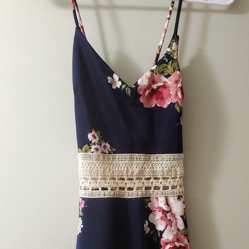 O'Delilah Blue Floral Dress